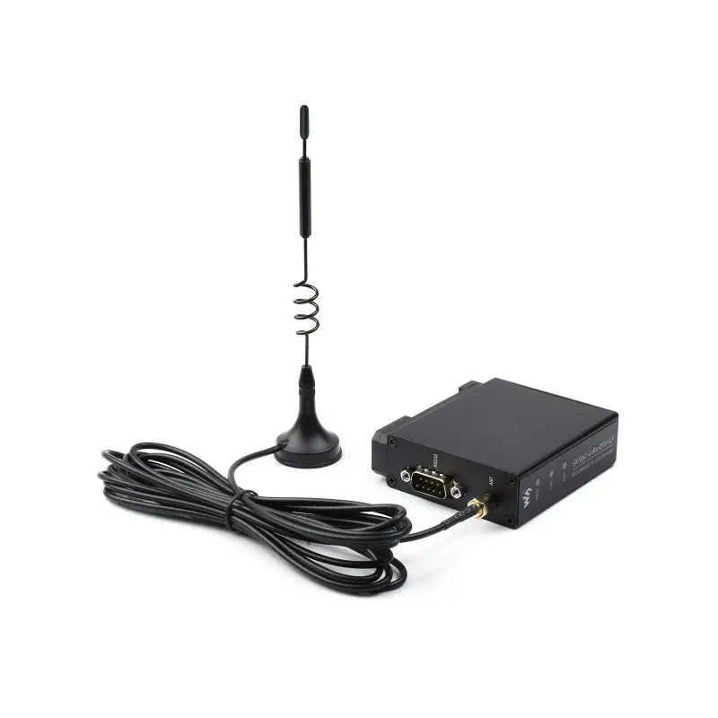 Waveshare レールマウント SX1262 LoRa データ転送ユニット、RS232/RS485/RS422 から LoRa (LF、電源なし、プラグなし)