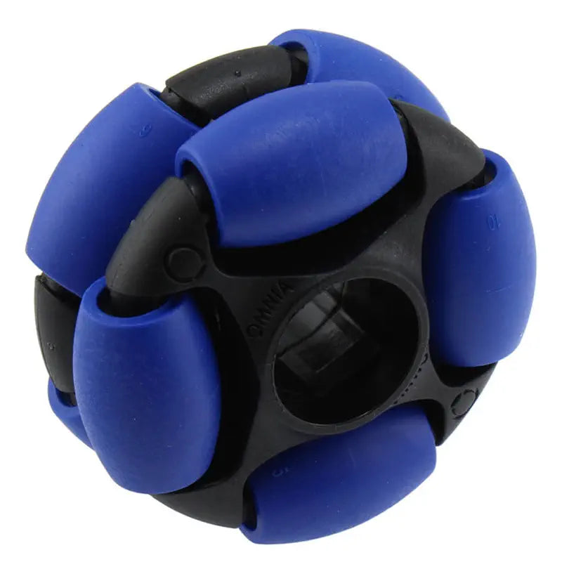 AndyMark 2インチ デュアリー オムニホイール 14mm 六角 ブルー
