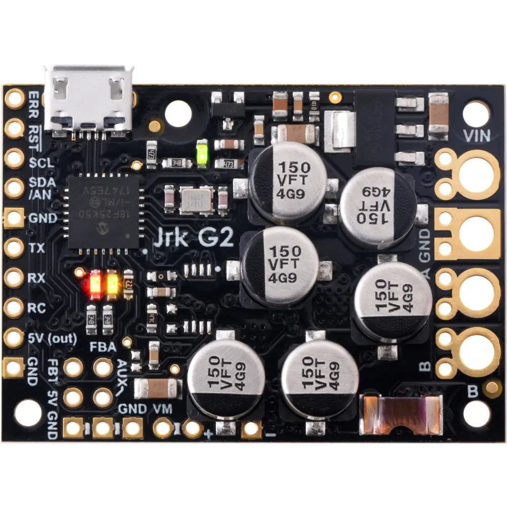 Pololu Jrk G2 27A 6.5～30V USB モータコントローラ (フィードバック付き)