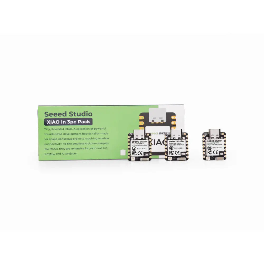 SeeedStudio XIAO MG24 Sense (2 x 7ピンヘッダ はんだ付けなし) - 3個