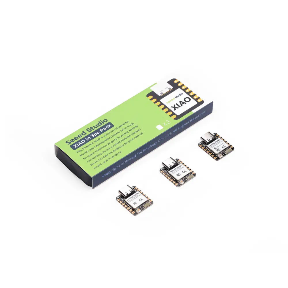 SeeedStudio XIAO ESP32C6、2x 7ピンヘッダ (未はんだ付け)、(3個セット)