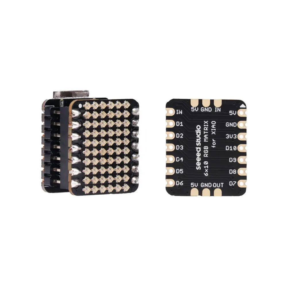Seeed Studio 6x10 RGB WS2812 マトリックス XIAO用 (7ピンヘッダ 2個付属)