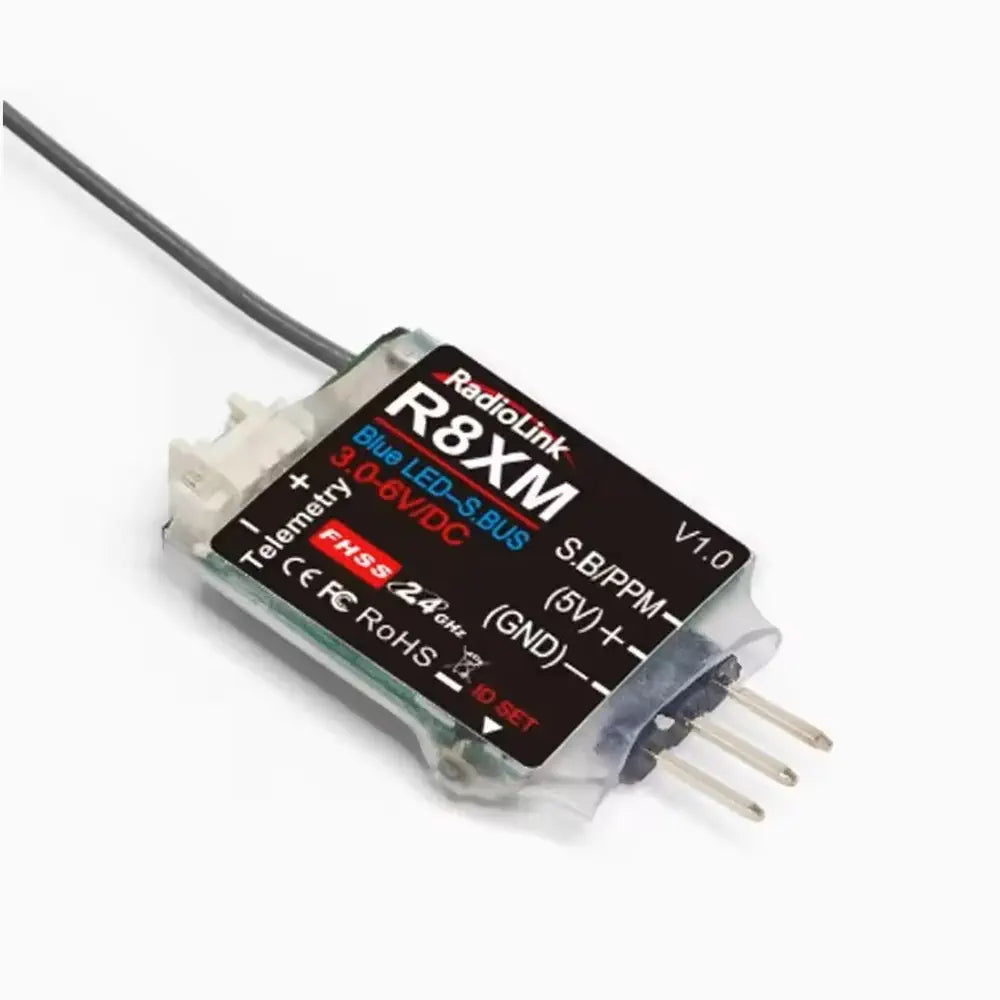 T8FB/T8S トランスミッタ用 RadioLink R8XM レシーバ