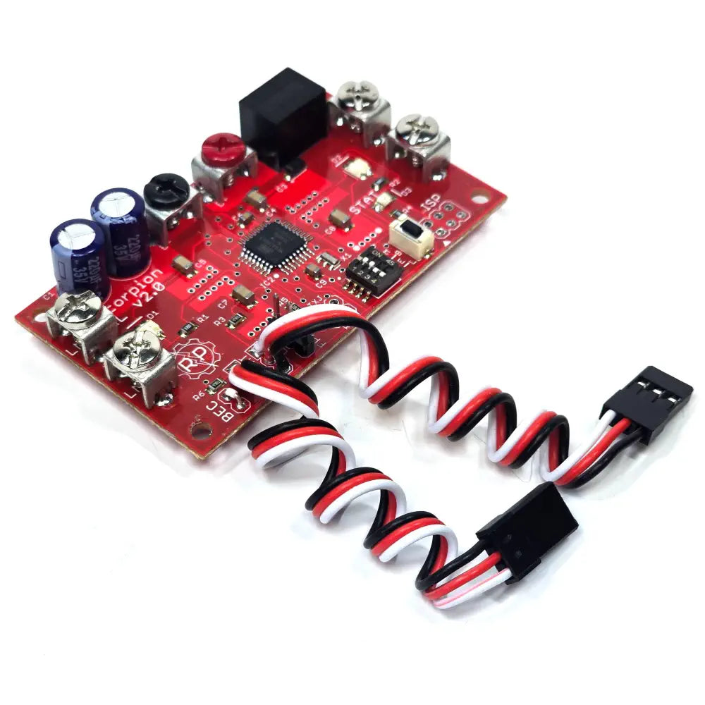Robot Power Scorpion XL 2.0 デュアルチャンネル R/Cモータコントローラ (20A、5.5～28V)