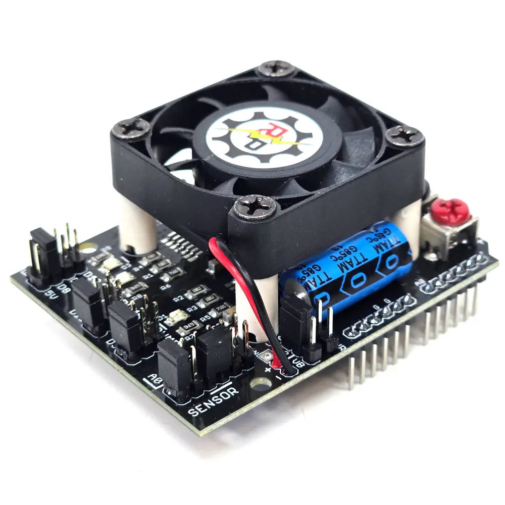 Robot Power MegaMoto GT デュアルチャンネル Hブリッジモーターコントローラー（Arduino用、35A、6-35V）