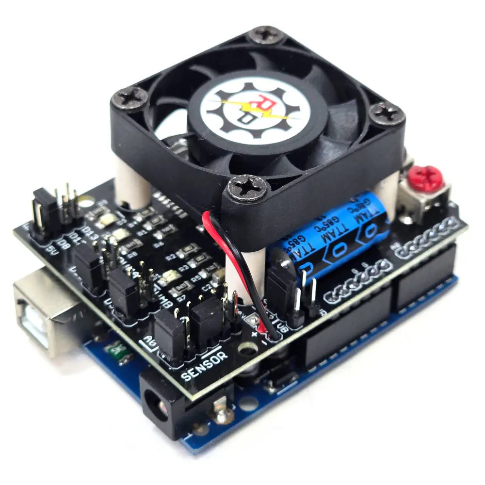 Robot Power MegaMoto GT デュアルチャンネル Hブリッジモーターコントローラー（Arduino用、35A、6-35V）