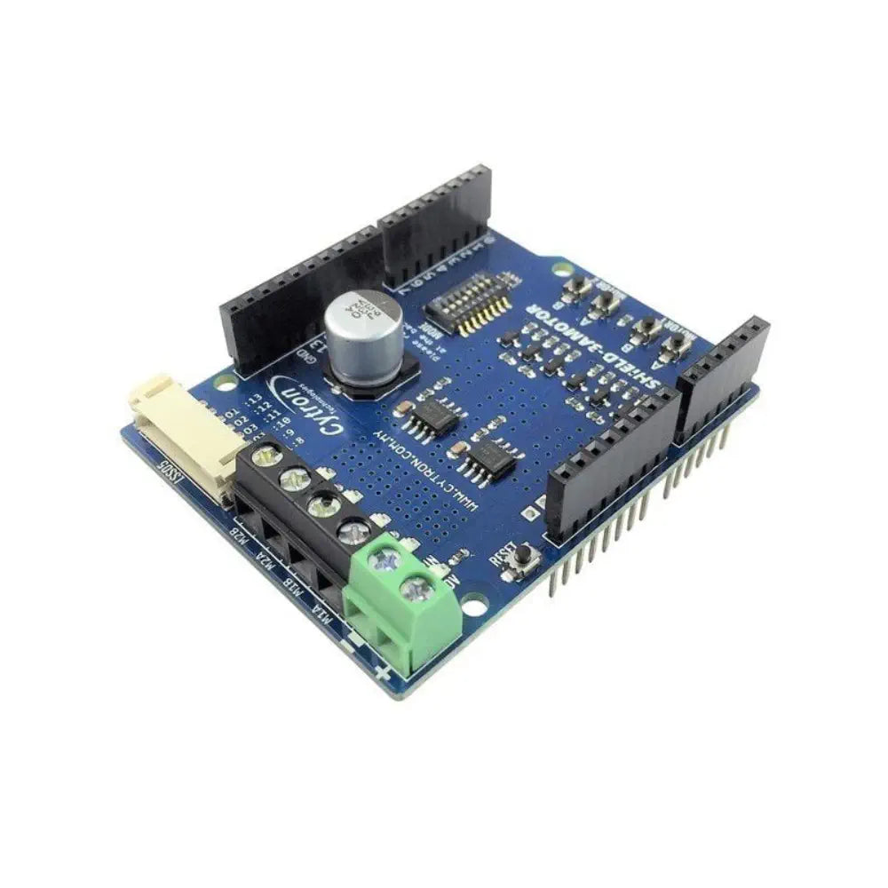 Cytron 1.2Amp 7V～30V DCモータドライバシールド (Arduino 用、2チャンネル)