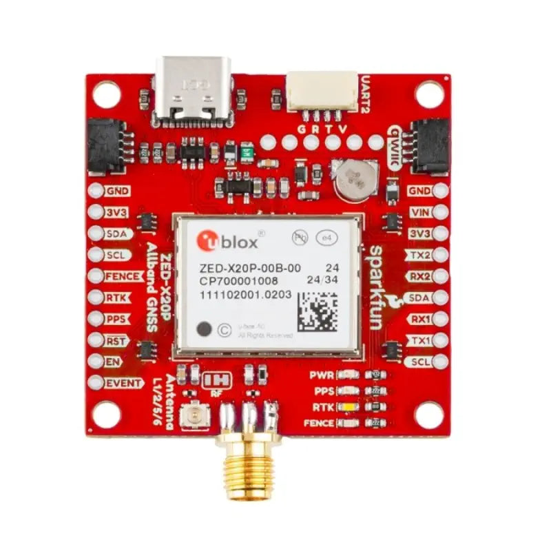 SparkFun オールバンドGNSS RTK ブレイクアウト - ZED-X20P (Qwiic)