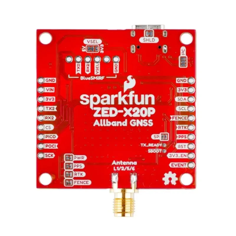SparkFun オールバンドGNSS RTK ブレイクアウト - ZED-X20P (Qwiic)