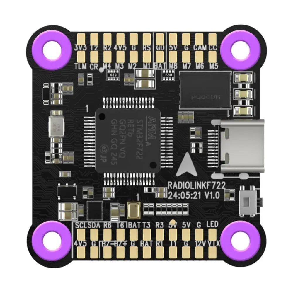 Radiolink F722 レーシングフライトコントローラ (OSD BEC統合型オープンソースBetaflight)