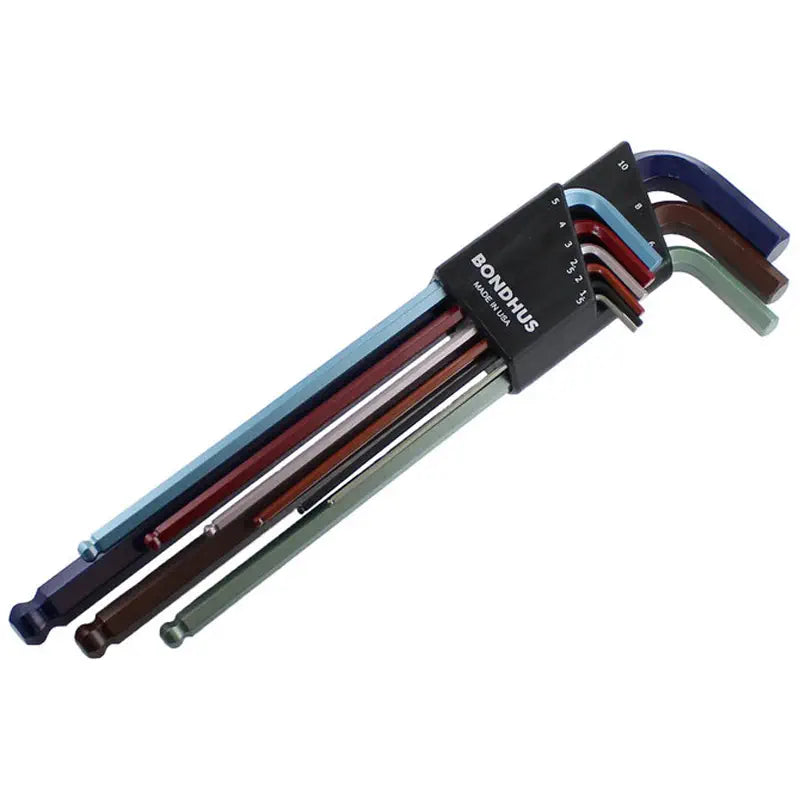 AndyMark 六角レンチセット (メートル法 ボールエンド XL 色別)