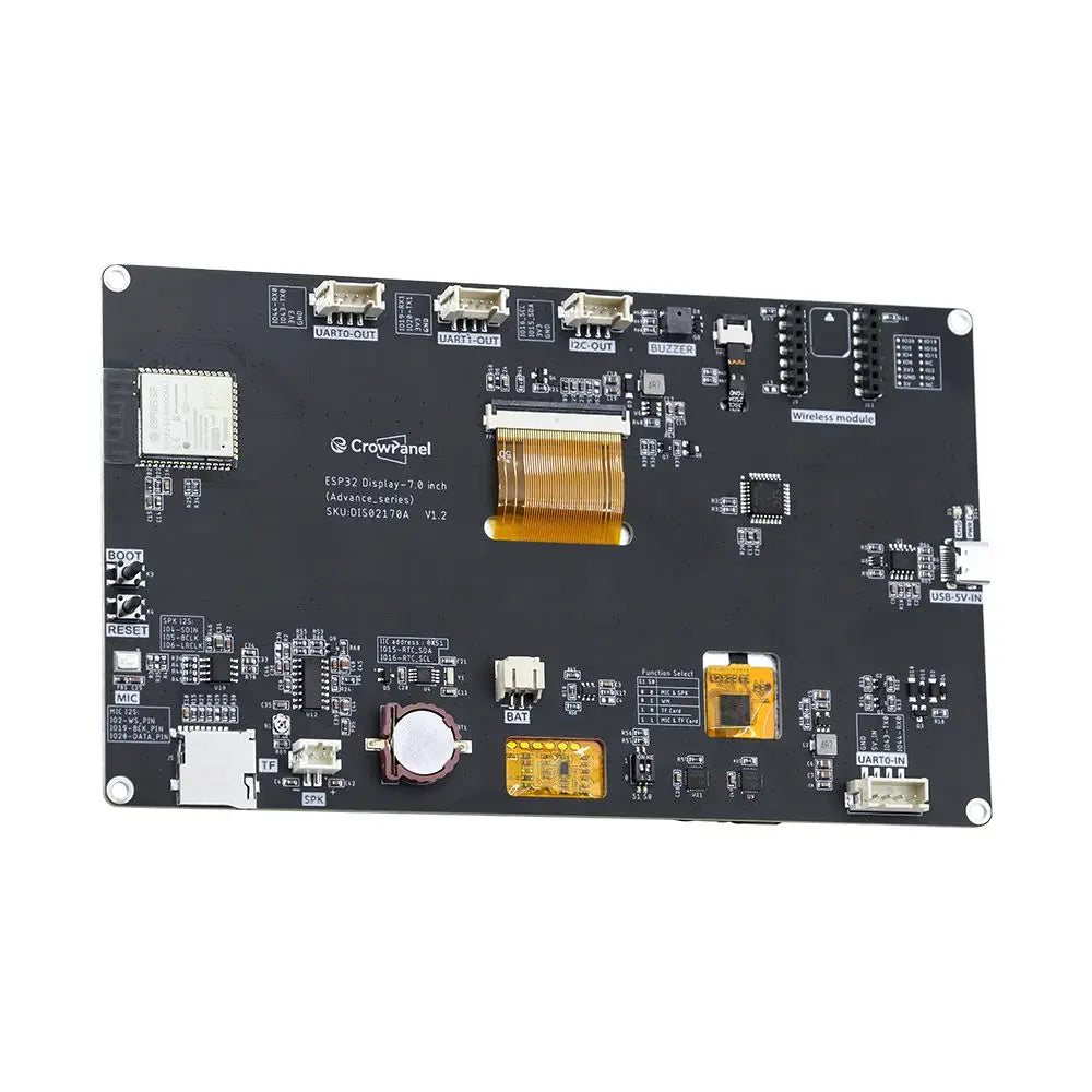 Elecrow CrowPanel Advance 7.0-HMI ESP32 AIディスプレイ 800x480 IPSタッチスクリーン