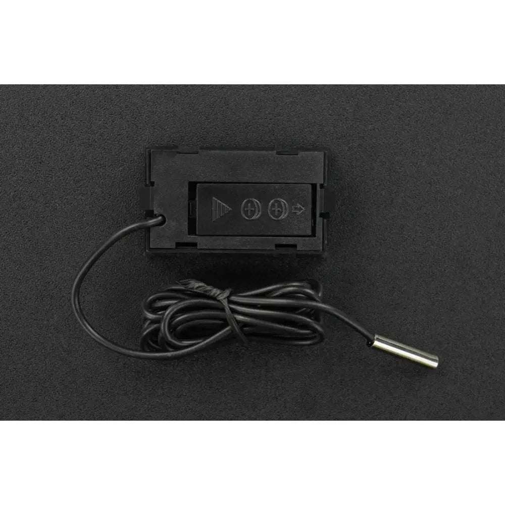 DFRobot 防水デジタル温度計 (ディスプレイ付き、-50℃～110℃、誤差 ±1℃、プローブケーブル 1m)