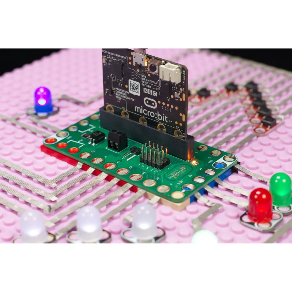 Crazy Circuits 教室セット：Bit Board (Micro:bitなし、25個パック)