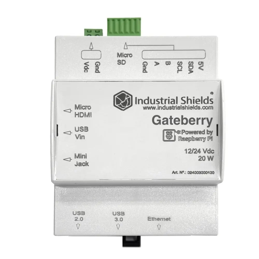 Industrial Shields GateBerry PI (Raspberry Pi 4無し)