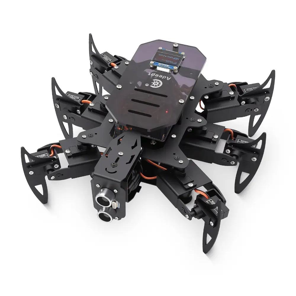 Adeept 六脚 金属製スパイダロボットキット (Pixie Board V3.0付属)