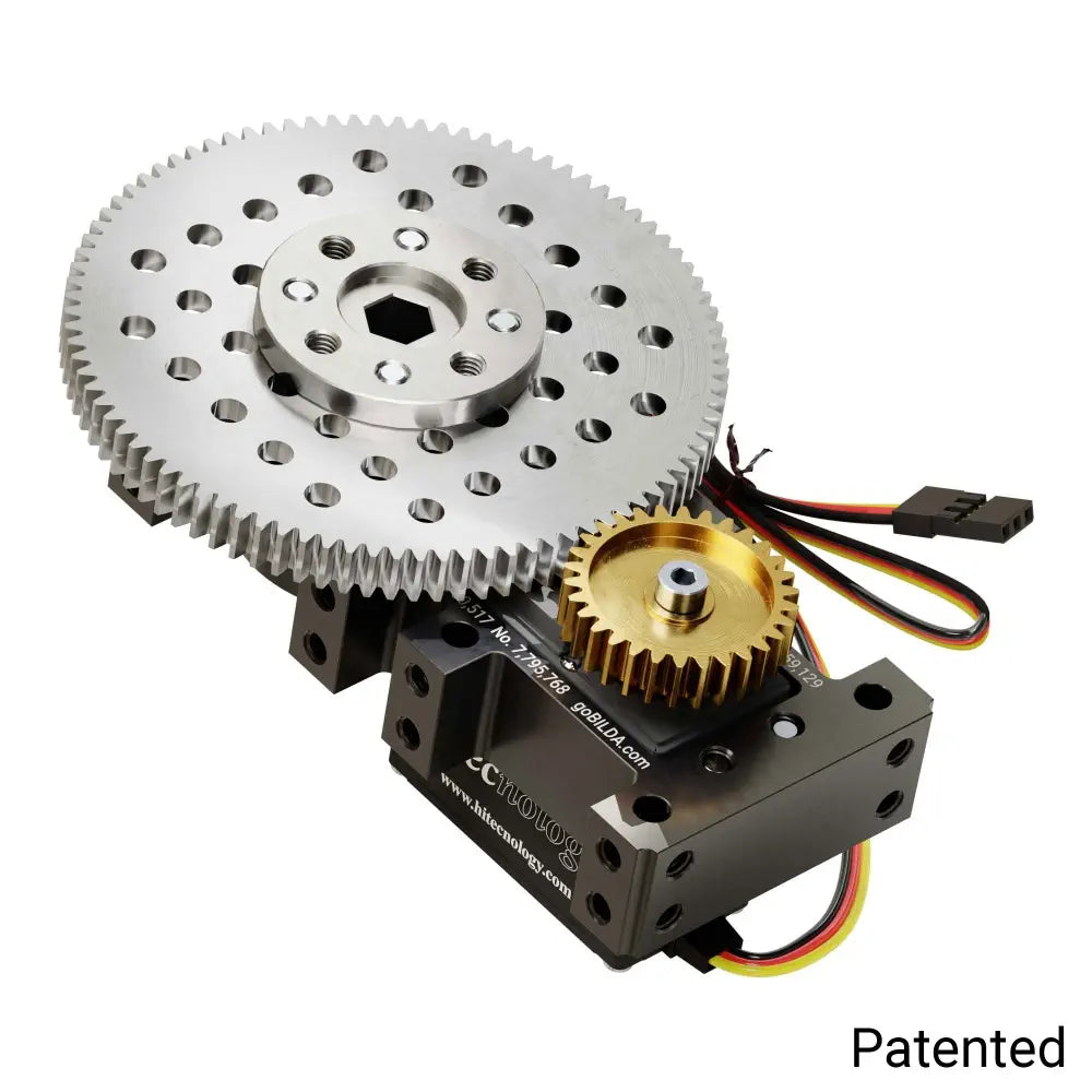 ServoCity Shark-3 サーボギアボックス（0.42 Sec/60°, 24 RPM, 1416oz-in トルク, 840° 回転）- フィードバックモード