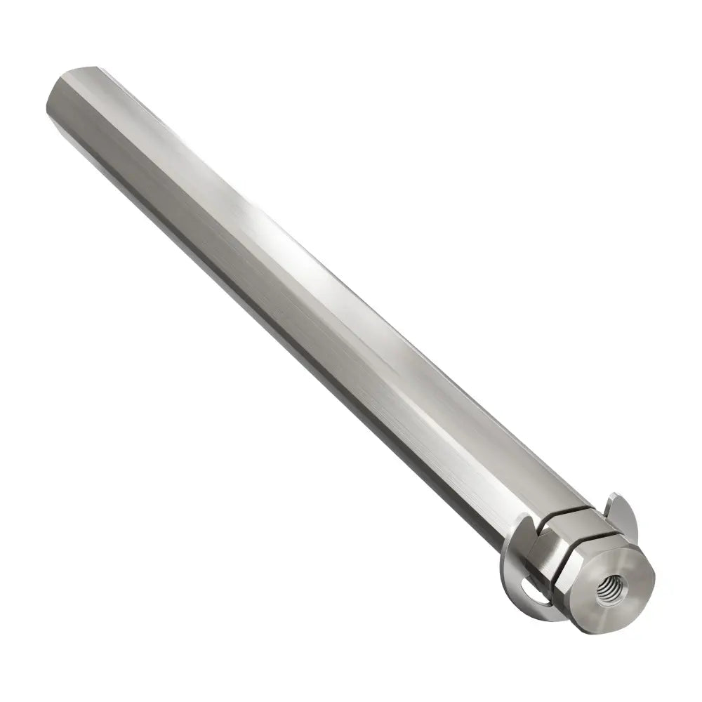 ServoCity REX® 12mm シャフト（E-クリップ付、ステンレススチール、168mm 長さ）