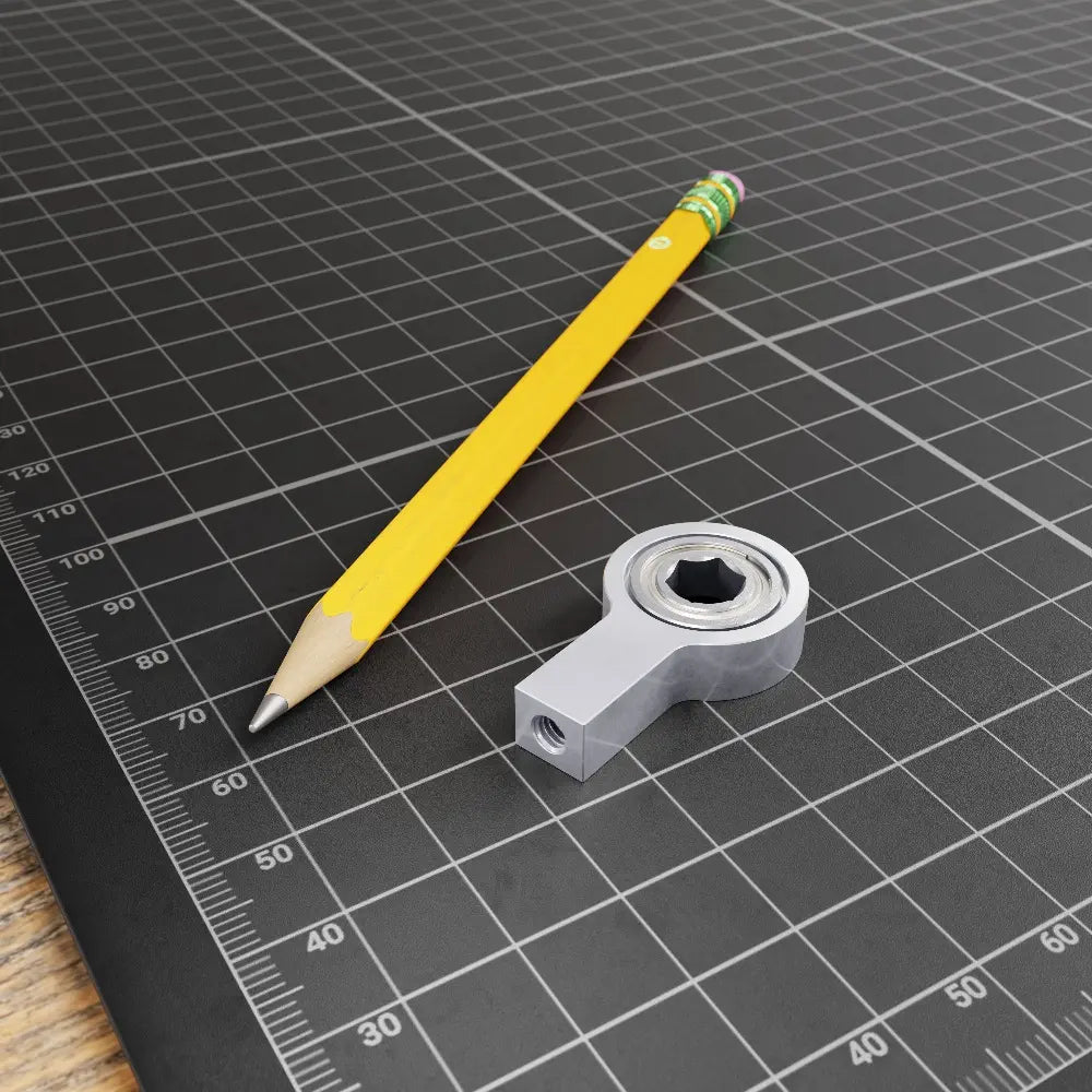 ServoCity REX® 8mm ボア 1サイド・1ポスト ピローブロック（24mm 高さ）