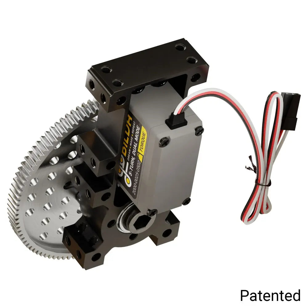 ServoCity Stingray-5 サーボギアボックス（0.83 Sec/60°、12 RPM、1750oz-in トルク、360°回転）- フィードバックモード