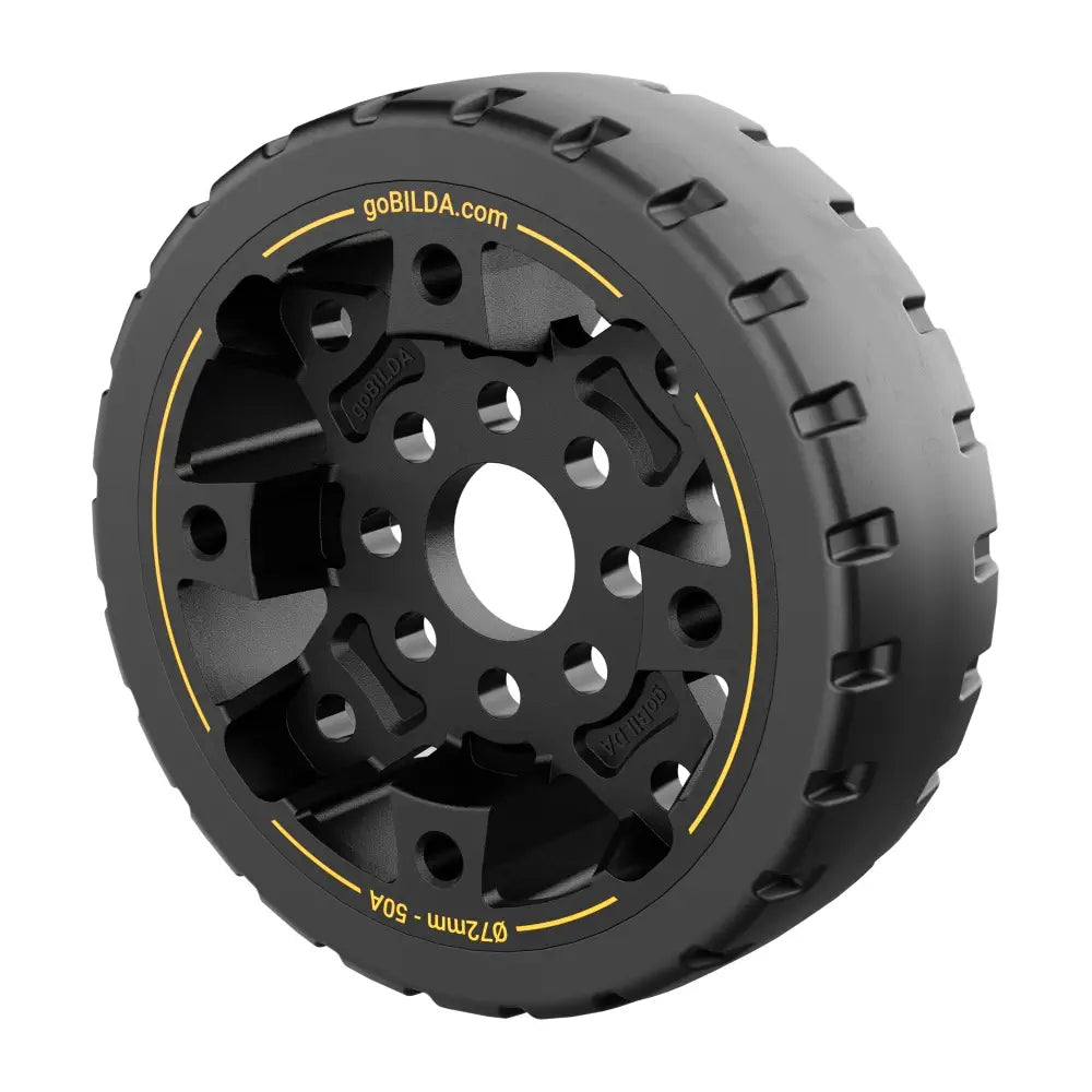 ServoCity Hogback Traction Wheel（直径72mm、デュロメーター50A）