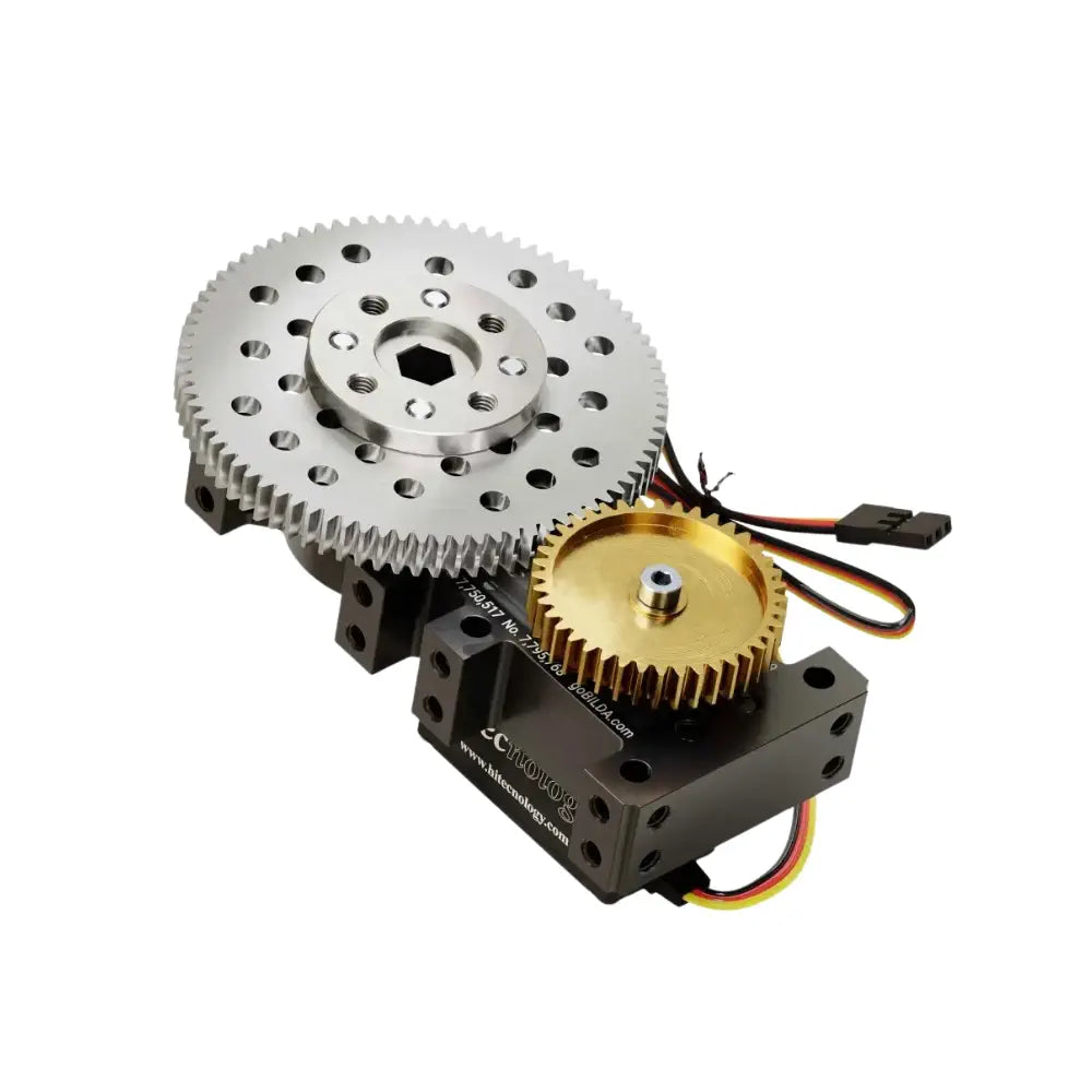 ServoCity Shark-2 サーボギアボックス（0.28 Sec/60°、36 RPM、944oz-in トルク、1260° 回転）- 連続モード
