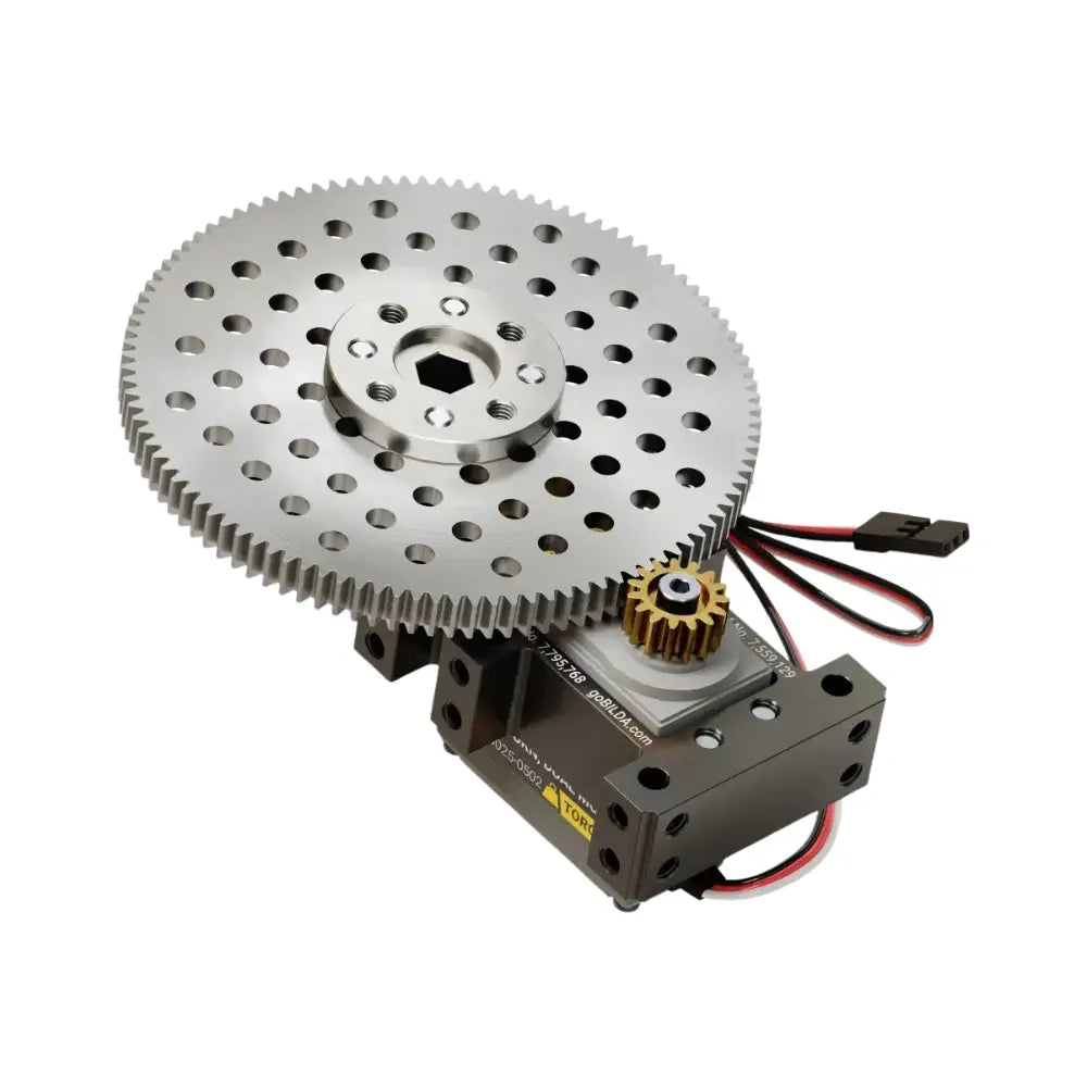ServoCity Stingray-7 サーボギアボックス（1.17 sec/60°、8.6 RPM、2450oz-in トルク、257° 回転）- 連続モード
