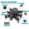 Adeept 六脚 金属製スパイダロボットキット (Pixie Board V3.0付属)