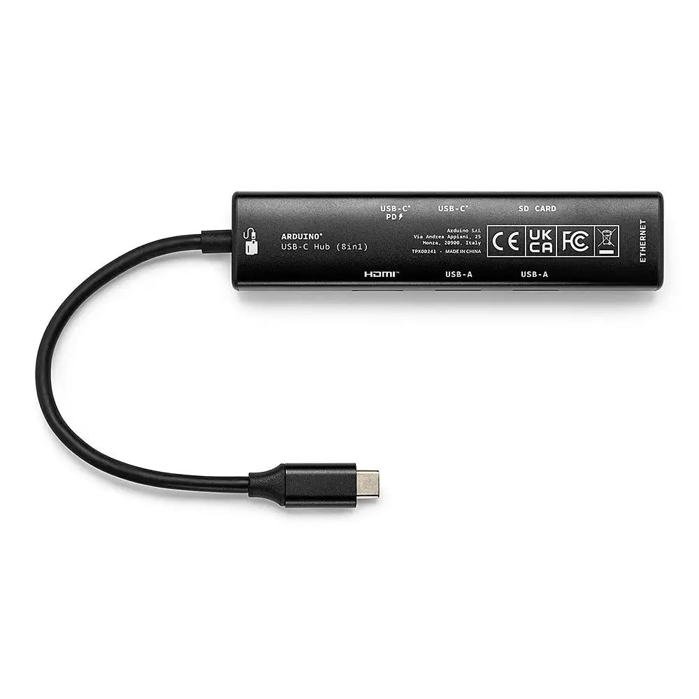 Arduino UNO Q用 USB-C Hub (8-in-1)