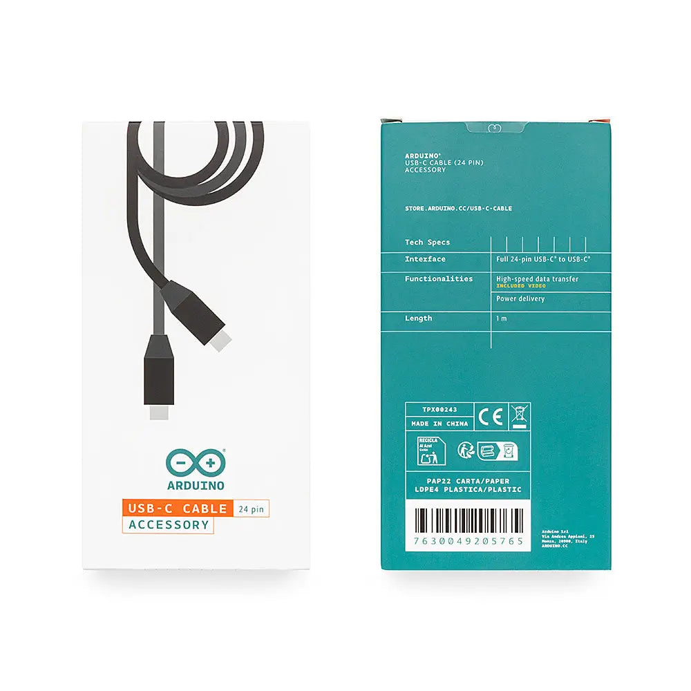 Arduino USB-Cケーブル (24ピン)