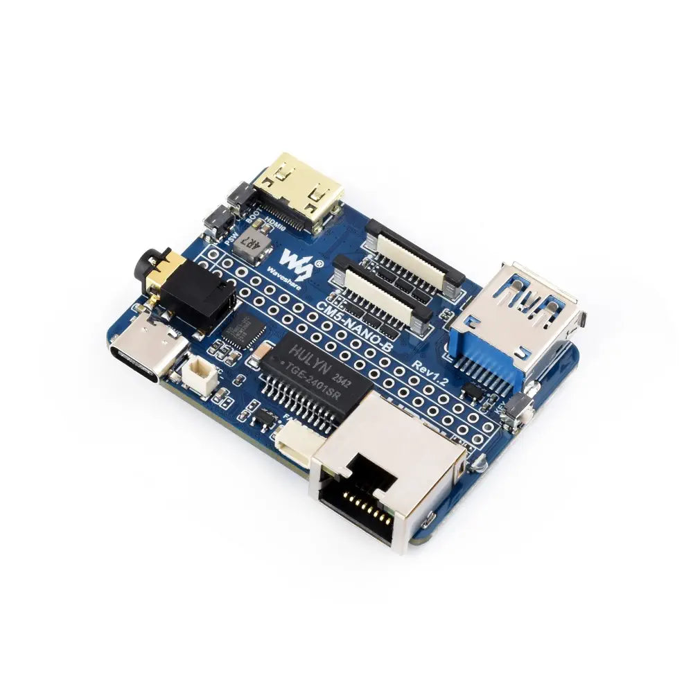 Raspberry Pi Compute Module 5 用 Waveshare Nano Base Board (B)