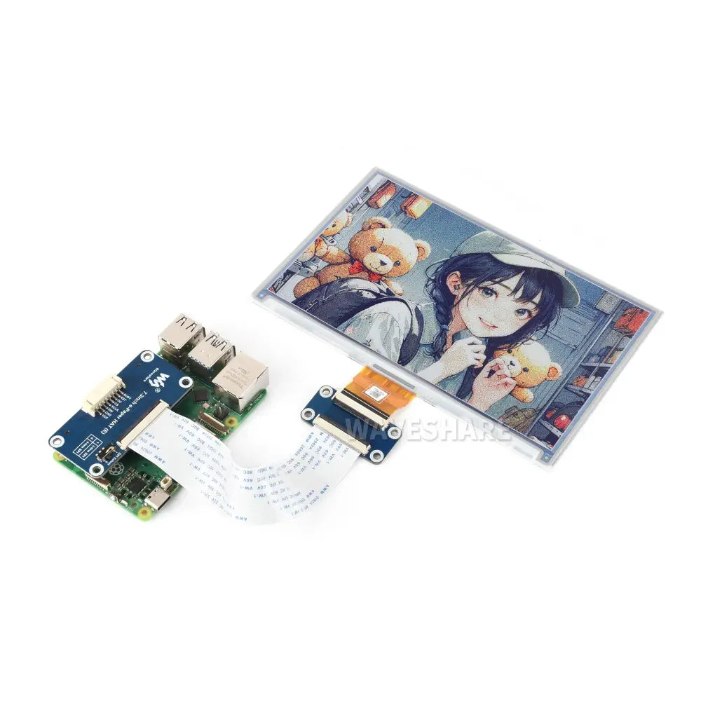 7.3インチ E Ink Spectra 6 (E6) フルカラー E-Paper ディスプレイ