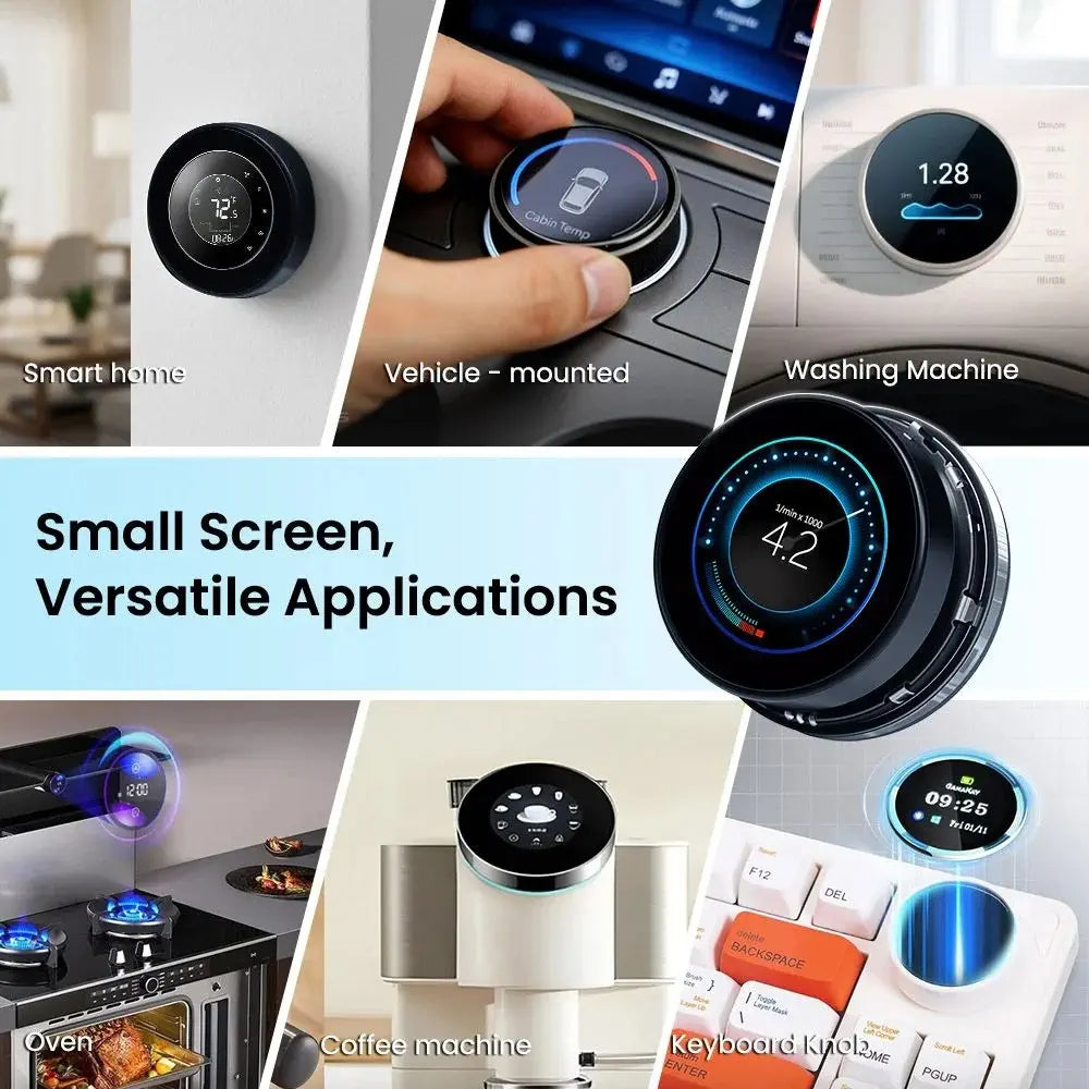 CrowPanel 1.46インチ HMI ESP32 ロータリディスプレイ 360×360 IPS ラウンドタッチノブディスプレイ