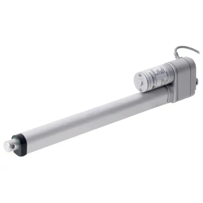 Glideforce LACT12P-12V-20 軽量型リニアアクチュエータ（フィードバック付き）：50kgf、12インチストローク（有効長11.8インチ）、0.57インチ/秒、12V