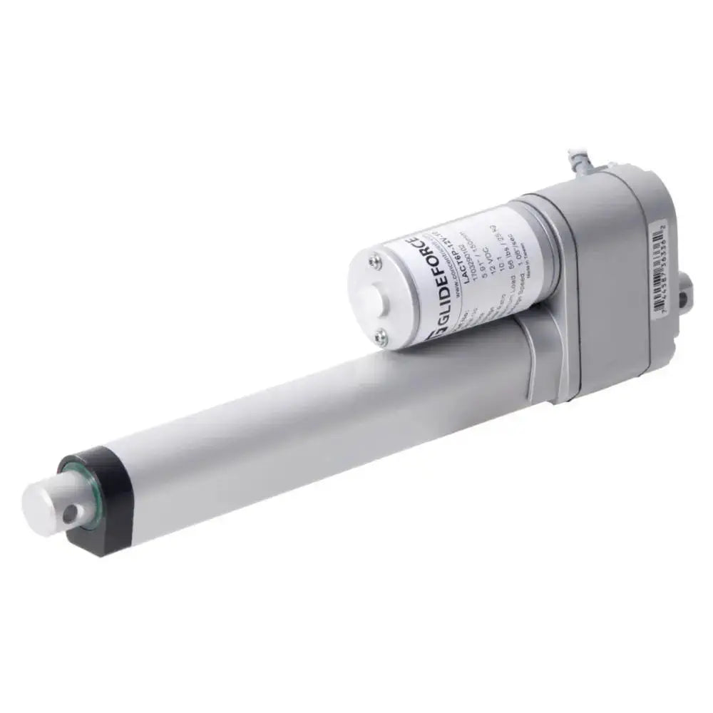 Glideforce LACT6P-12V-10 フィードバック付き小型リニアアクチュエータ：25kgf、6インチストローク、1.1インチ/秒、12V