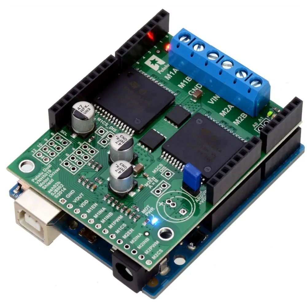 Arduino用 Pololu Dual VNH5019 モータードライバーシールド