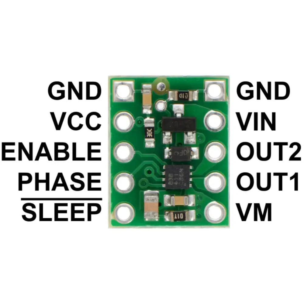 DRV8838 シングル ブラシ付きDCモータードライバ