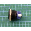 16mm 耐衝撃金属製プッシュボタン（カーボンブラック）