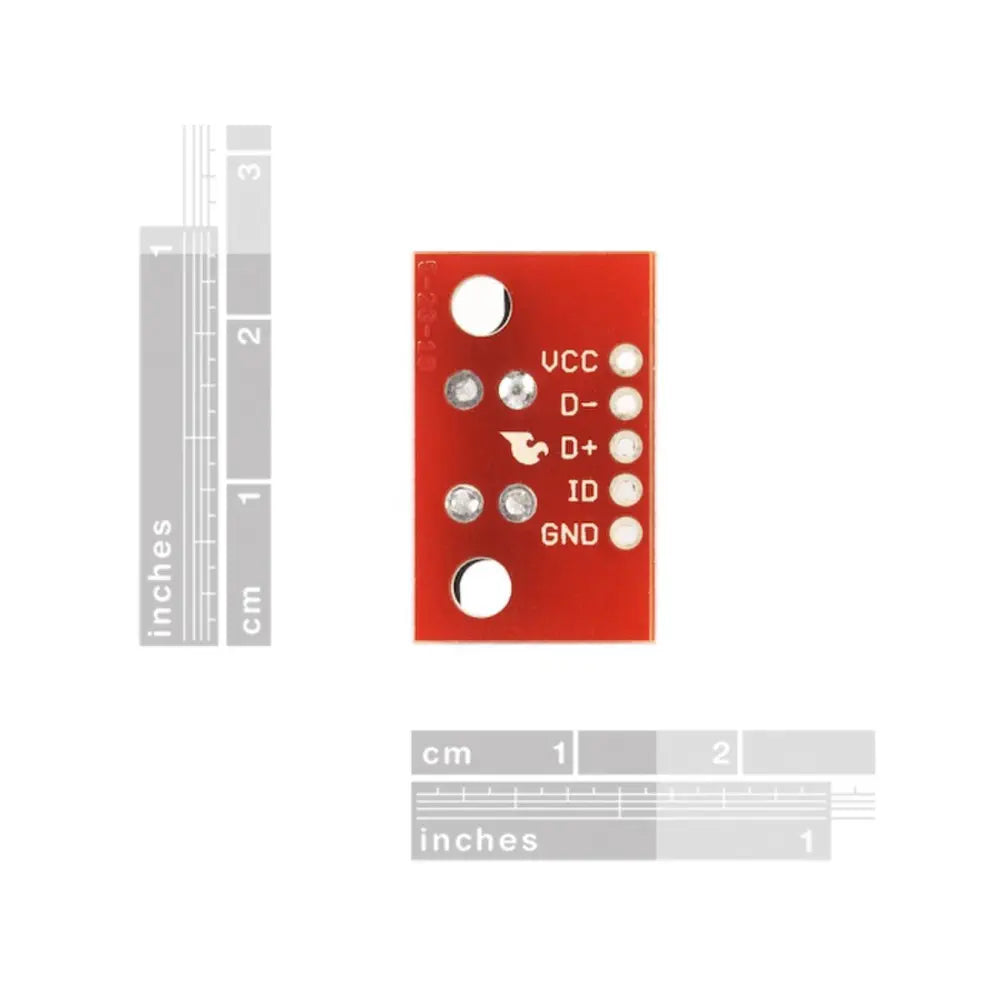 USB MicroB プラグブレイクアウト