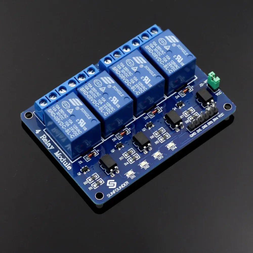 4チャンネル 5V リレーシールドモジュール