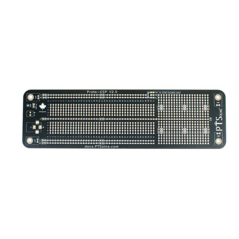 PTSolns Proto-ESP 試作用ブレッドボード (はんだ付け可能、ESP32/ESP8266用)