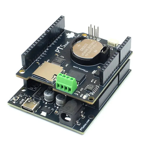 PTSolns RTC MicroSDデータロギングシールド (Uno用、Arduino互換)