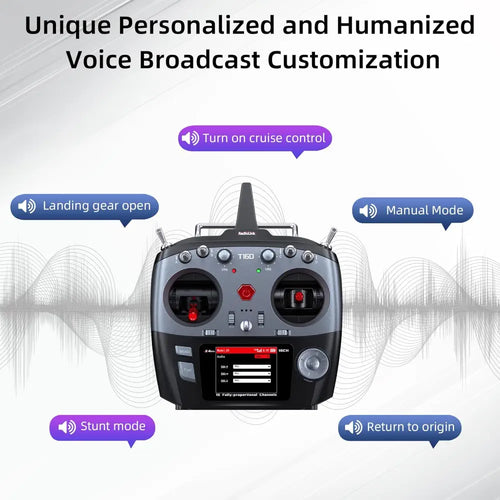 RadioLink T16D 16チャンネル RC送信機 (2.4GHz R16F受信機付属)
