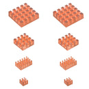 Raspberry Pi 5用 銅製ヒートシンク - 8個