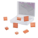 Raspberry Pi 5用 銅製ヒートシンク - 8個