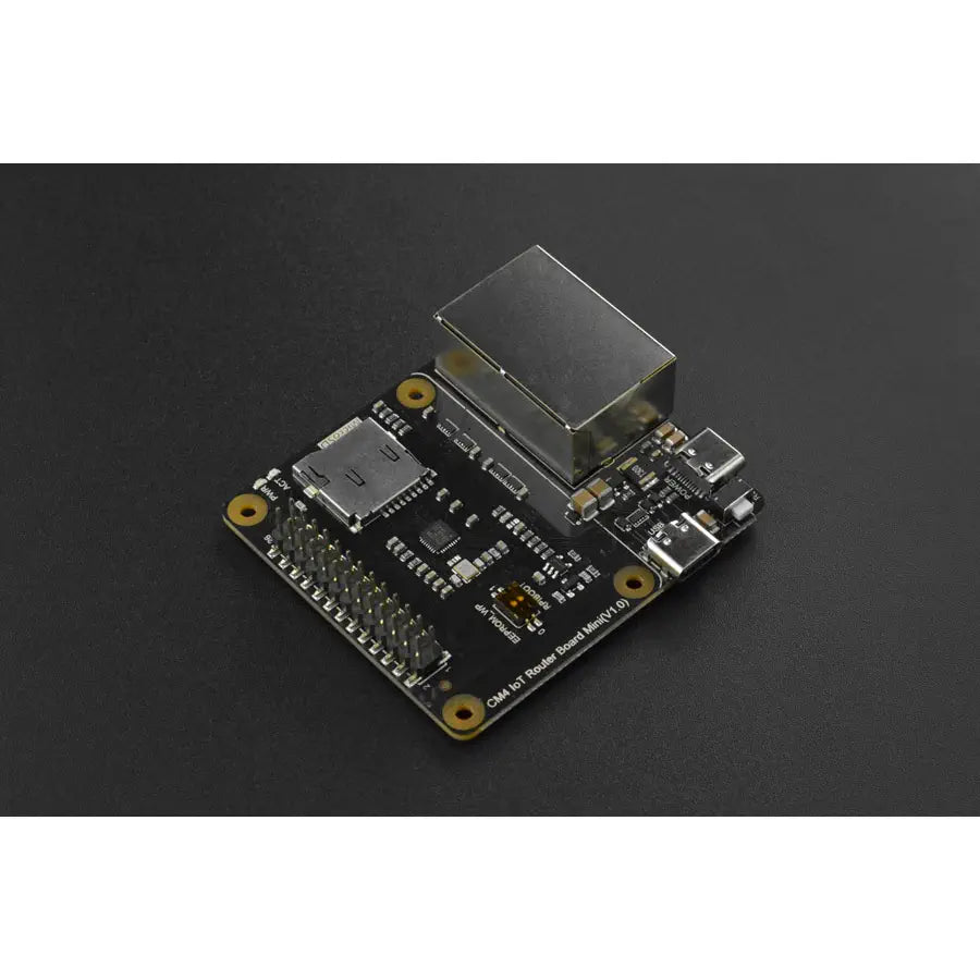 Raspberry Pi CM4 IoT ルーター キャリア ボード ミニ (ケース、電源、ケーブル付き) (EU 規格)