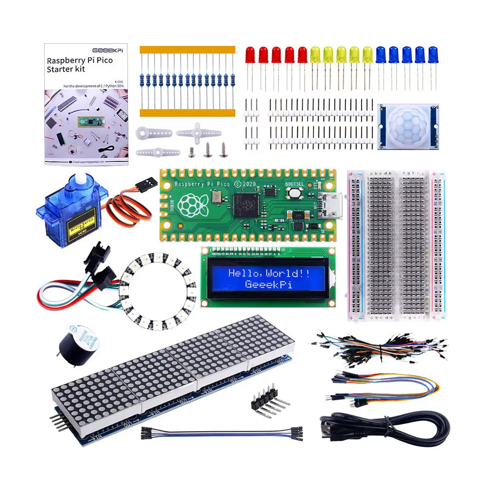 GEEEKPi Raspberry Pi Pico スタータキット (MicroPython)