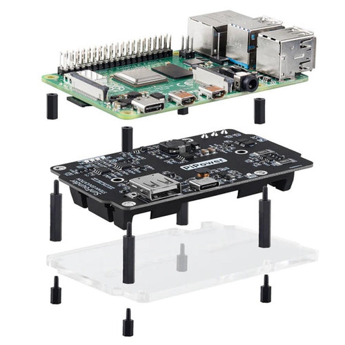 SunFounder Raspberry Pi UPS電源モジュール V2.0 (バッテリ内蔵)