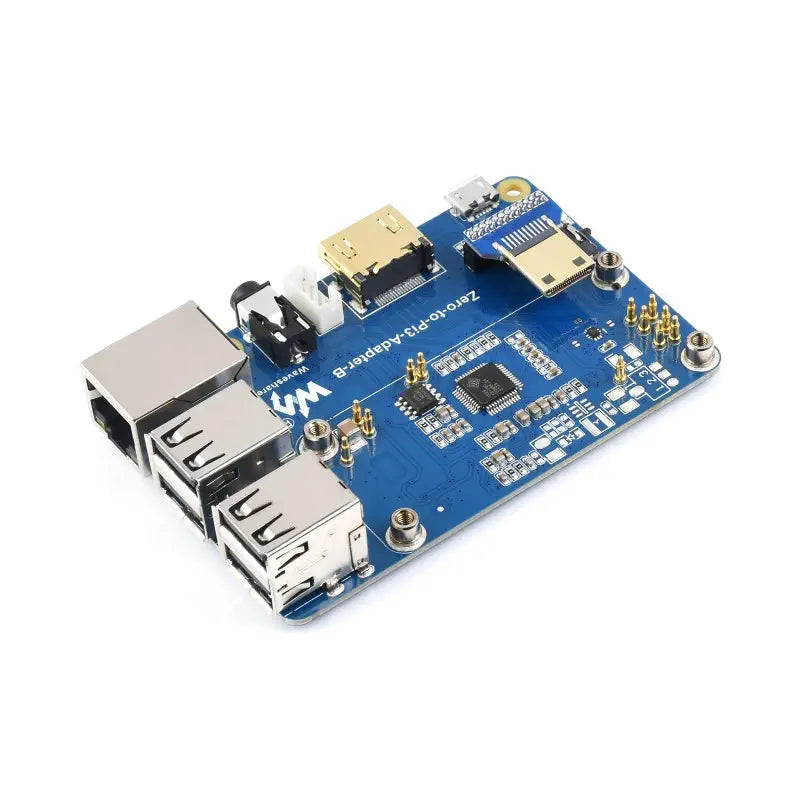 Waveshare Raspberry Pi Zero 2W～3B アダプタ, RPi 3 Model B/B+用