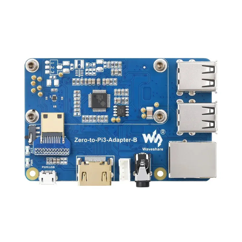 Waveshare Raspberry Pi Zero 2W～3B アダプタ, RPi 3 Model B/B+用